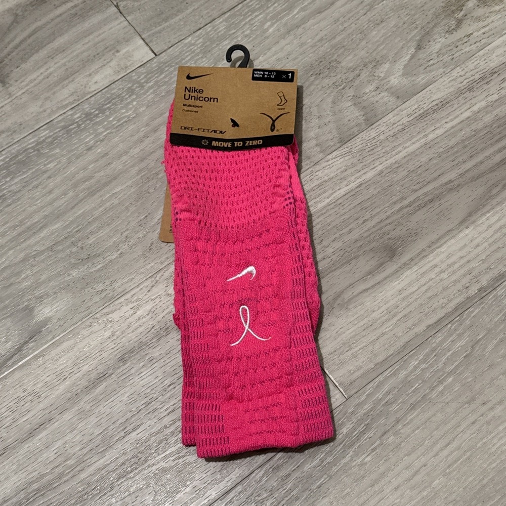 Nike Unicorn Kay Yow Pink Dri-Fit ADV Socks Mens Size 8-12 IB9160-645